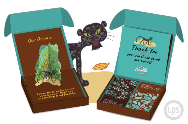 packaging with multiple layers inside and out