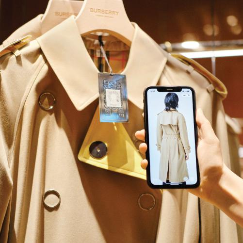 QR codes on clothes tags