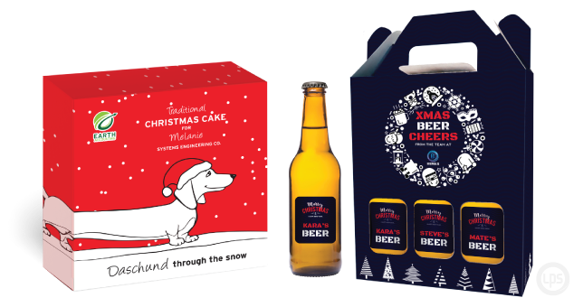 Customised packaging for Christmas