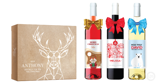 Personalised label for wine