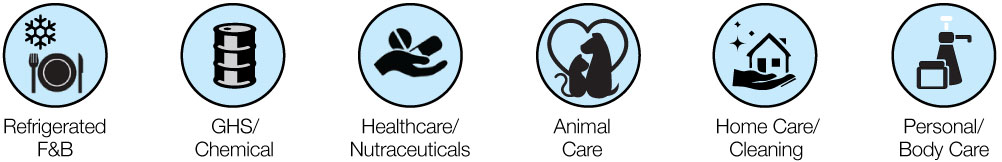 VP650 Color Label Printer applications