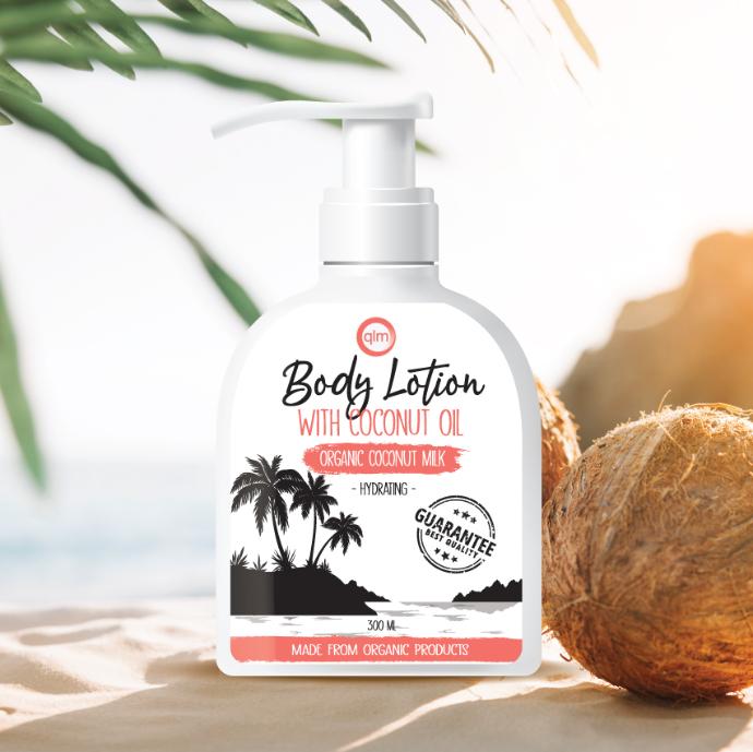 Cosmetic labels with living coral