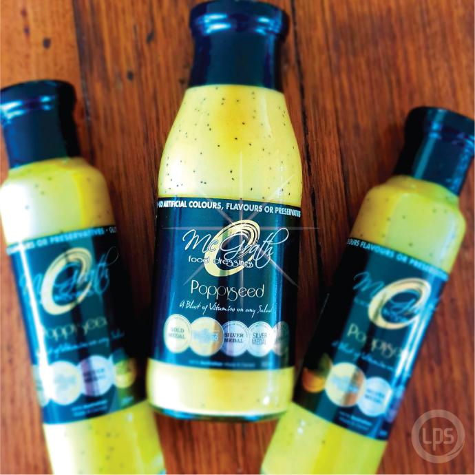 Beverage labels with metallic effects